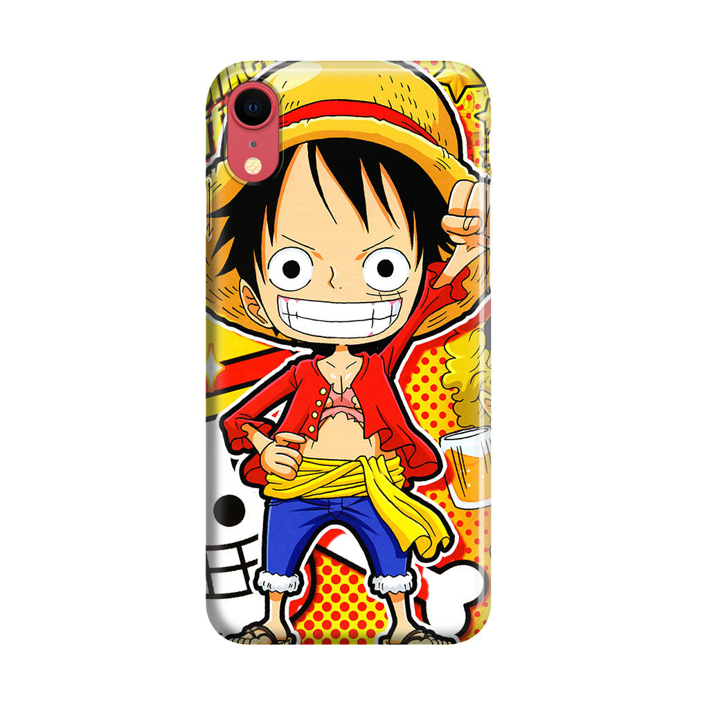 One Piece Cute Luffy iPhone XR Case