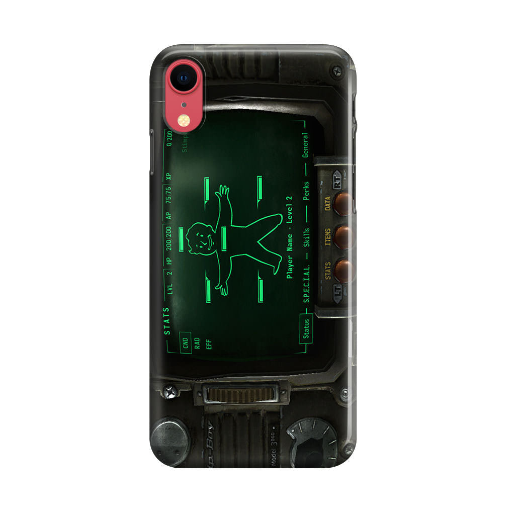 Pip-boy 3000 iPhone XR Case