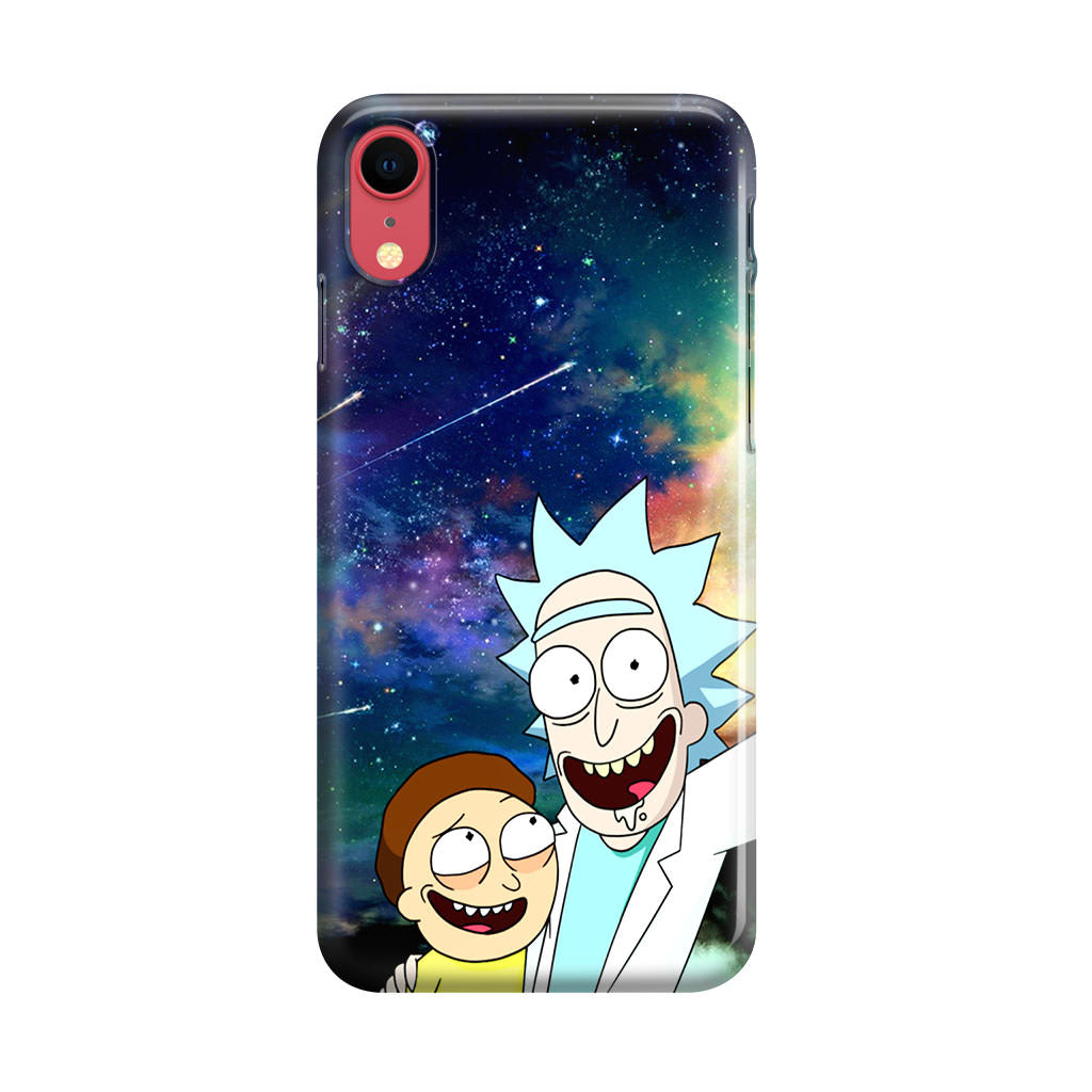 Rick And Morty In The Space iPhone XR Case