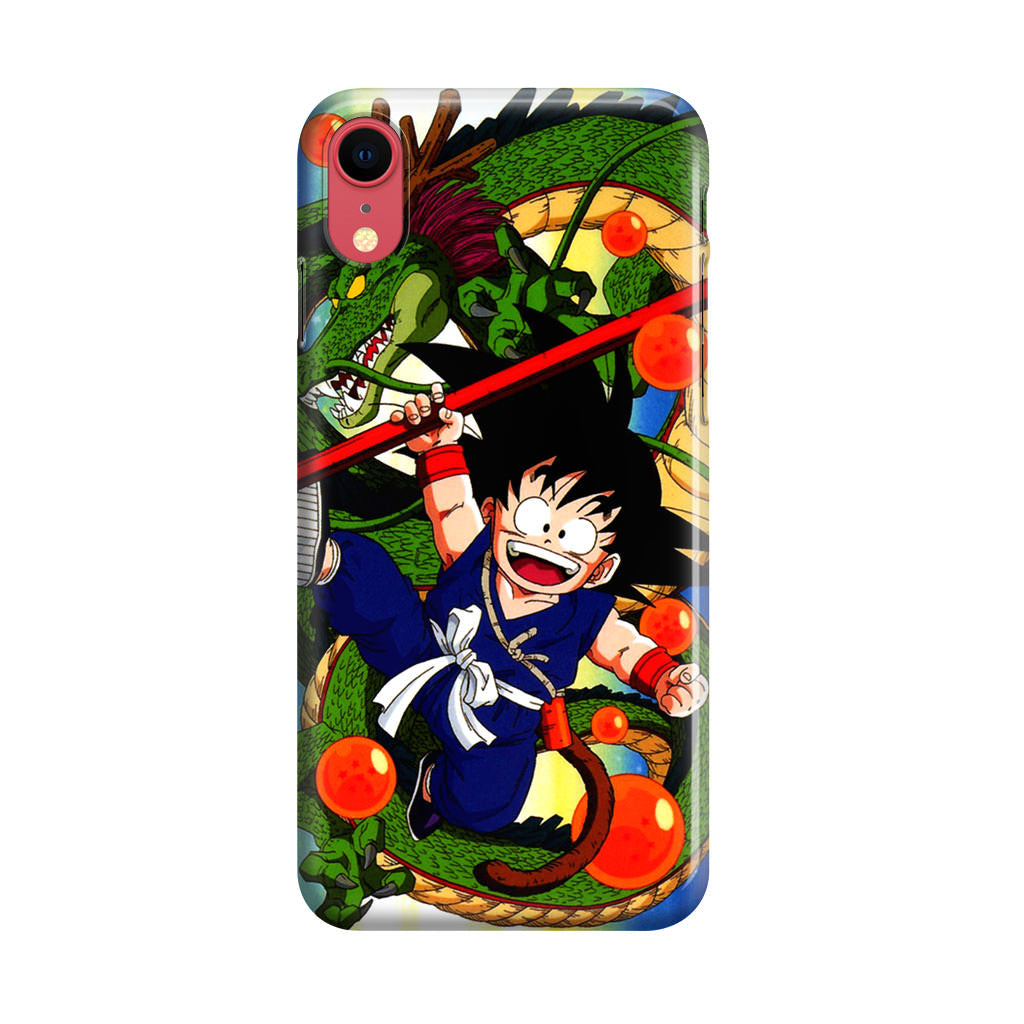 Shenlong And Little Goku Dragon Ball iPhone XR Case