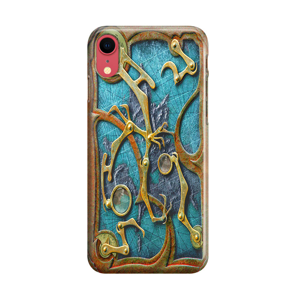 Steampunk Book Cover iPhone XR Case