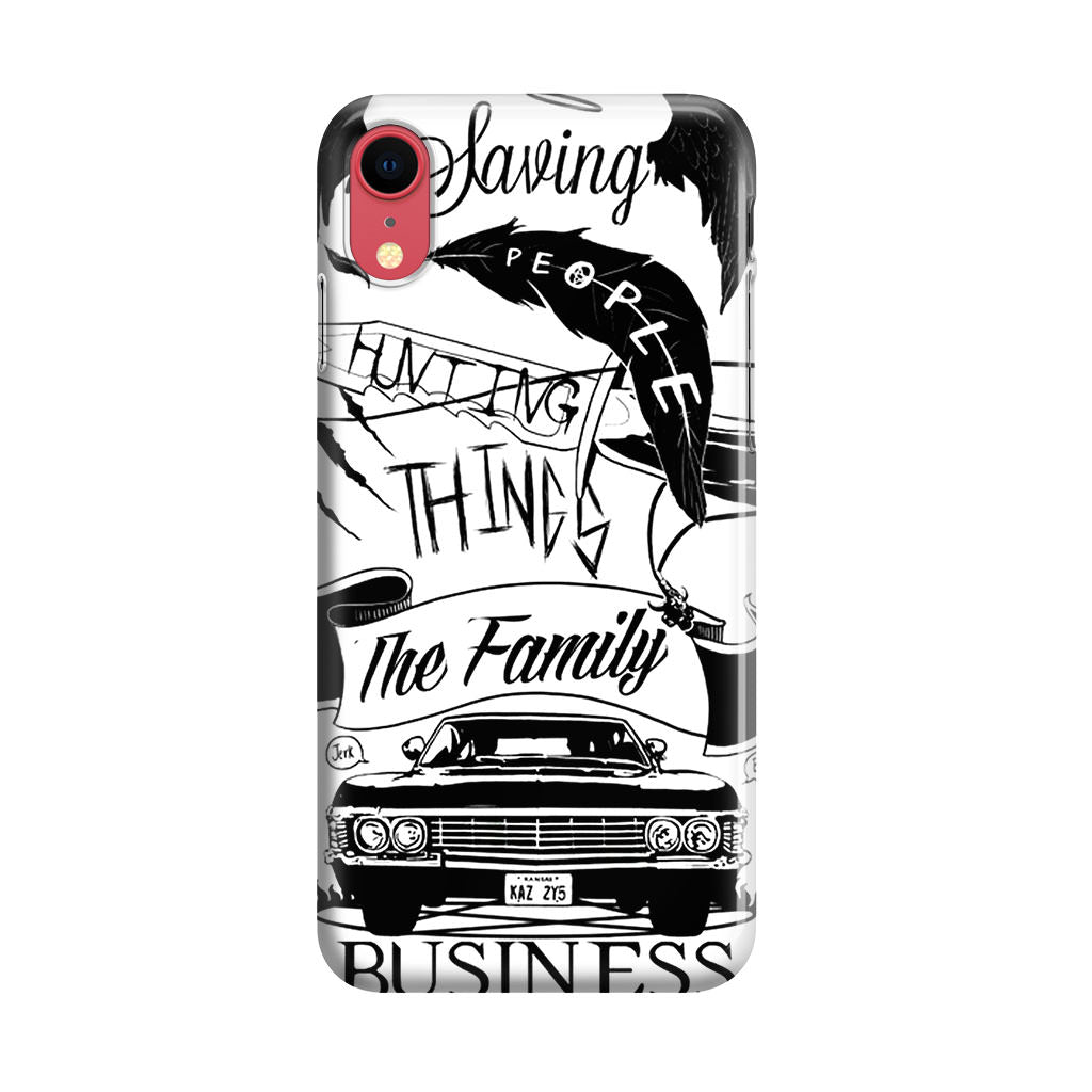 Supernatural Family Business Saving People iPhone XR Case