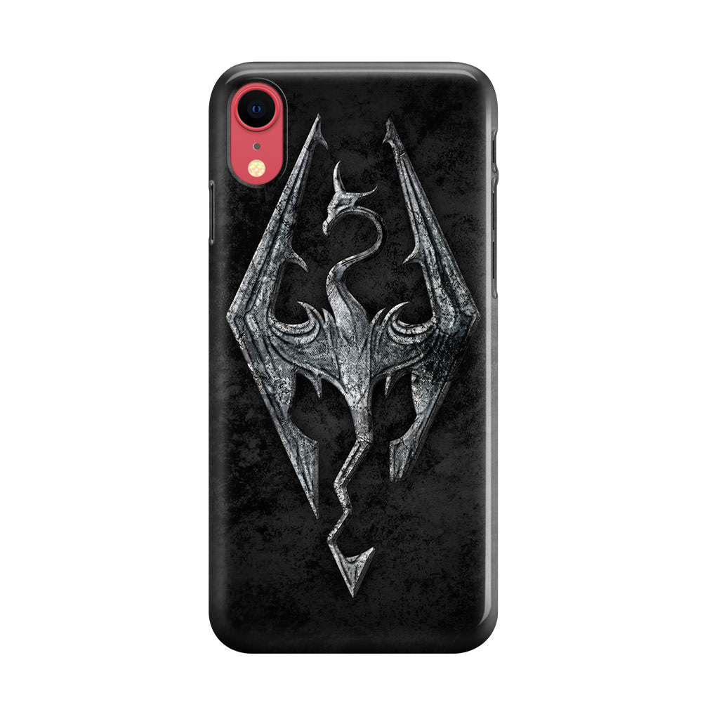 The Elder Scrolls V Skyrim Logo iPhone XR Case