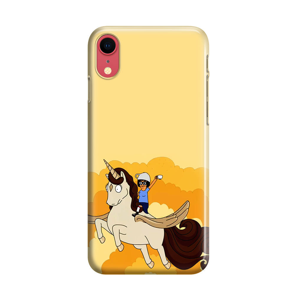 Tina Belcher And Unicorn iPhone XR Case