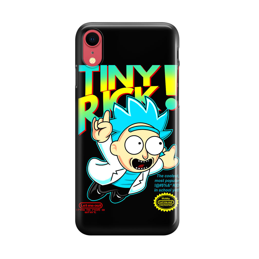 Tiny Rick Let Me Out iPhone XR Case