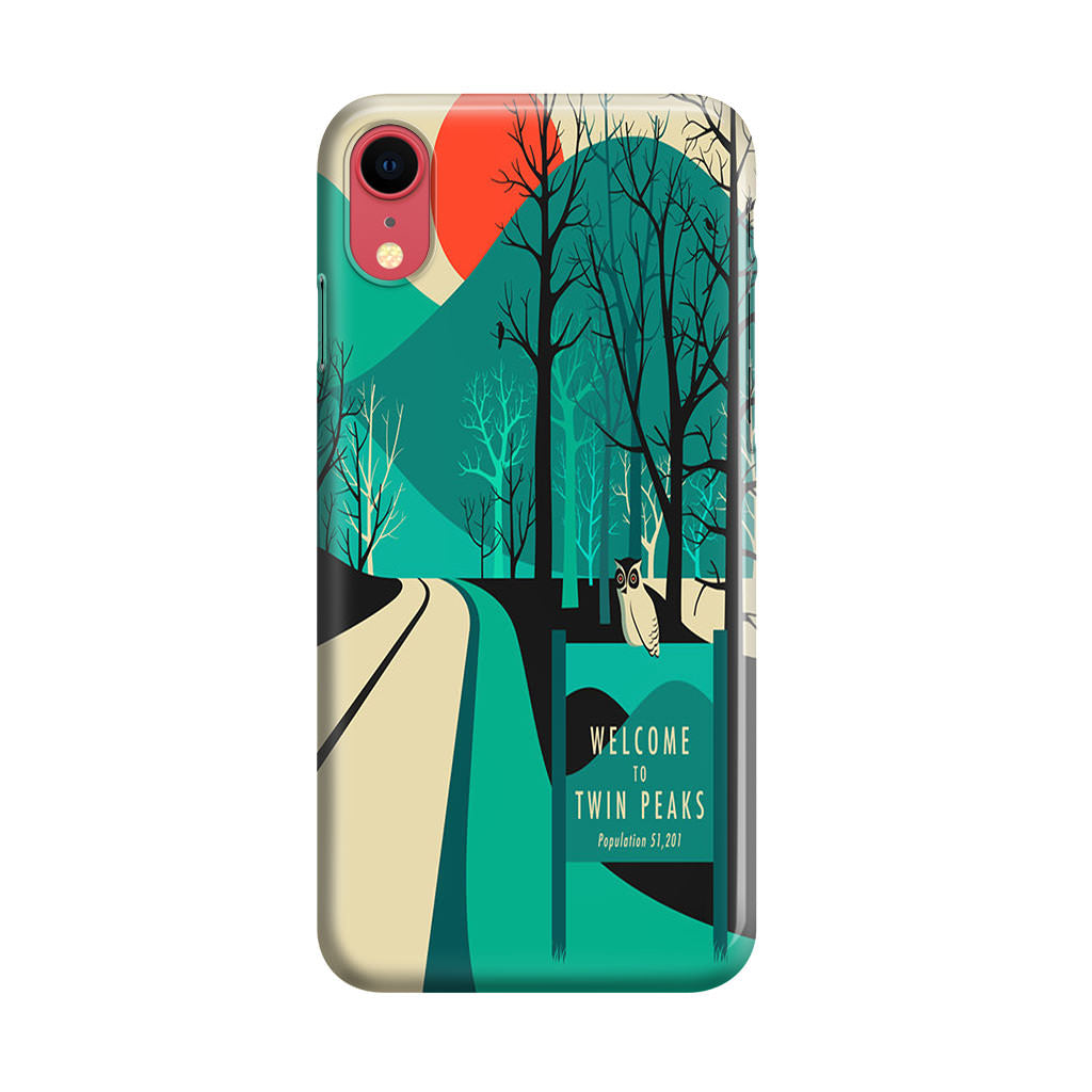 Welcome To Twin Peaks iPhone XR Case