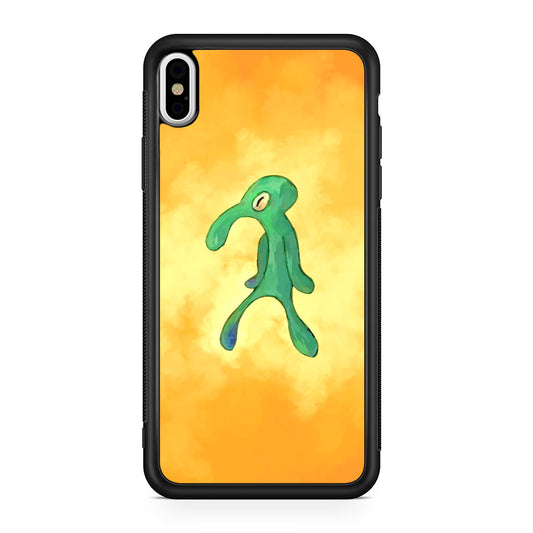 Bold and Brash Squidward Painting iPhone X / XS / XS Max Case