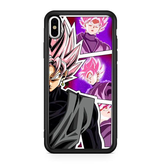 Super Goku Black Rose Collage iPhone X / XS / XS Max Case