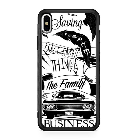 Supernatural Family Business Saving People iPhone X / XS / XS Max Case
