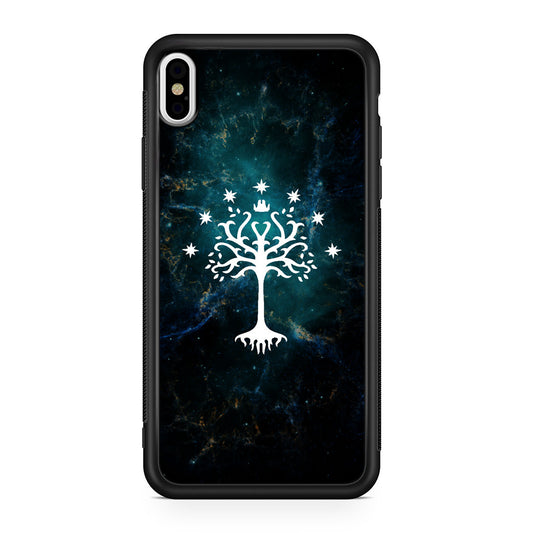 White Tree Of Gondor In Space Nebula iPhone X / XS / XS Max Case