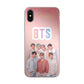 BTS Member in Pink iPhone X / XS / XS Max Case