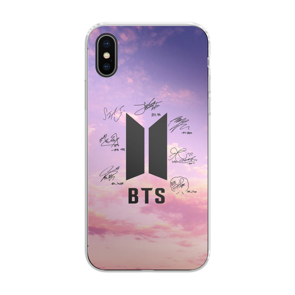 BTS Signature 2 iPhone X / XS / XS Max Case