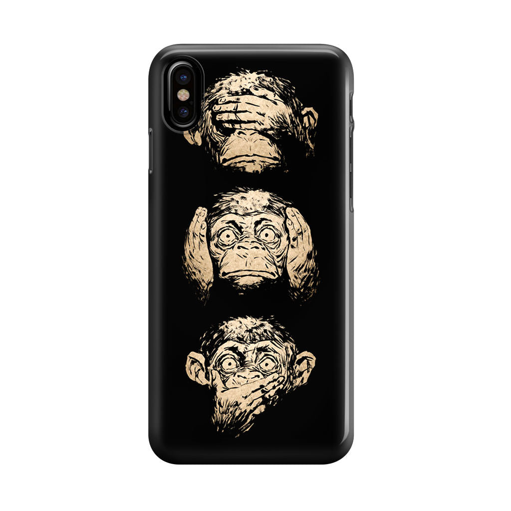 3 Wise Monkey iPhone X / XS / XS Max Case