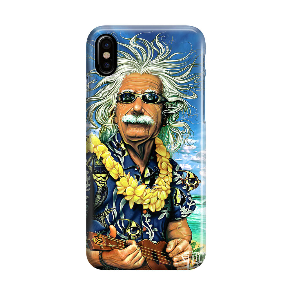 Albert Enstein On Vacation iPhone X / XS / XS Max Case