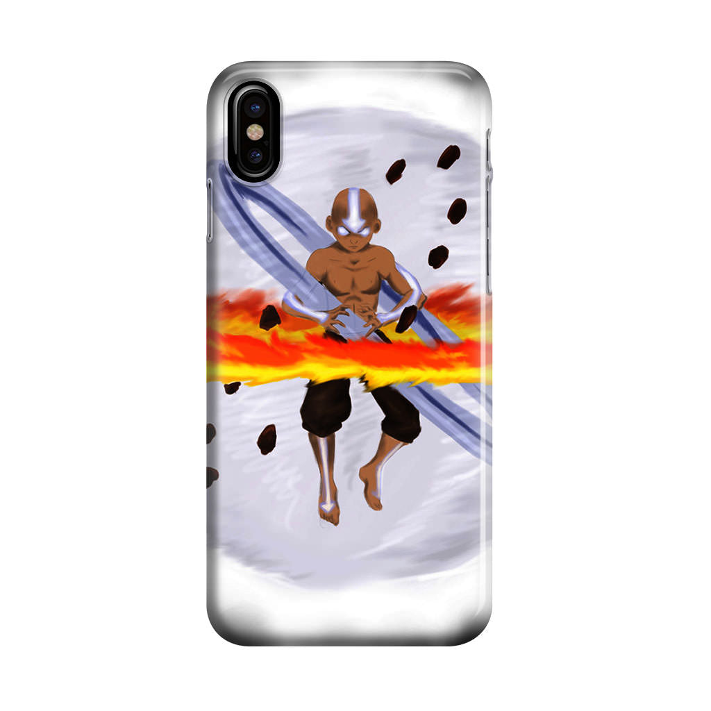 Avatar Aang Controls Four Elements iPhone X / XS / XS Max Case