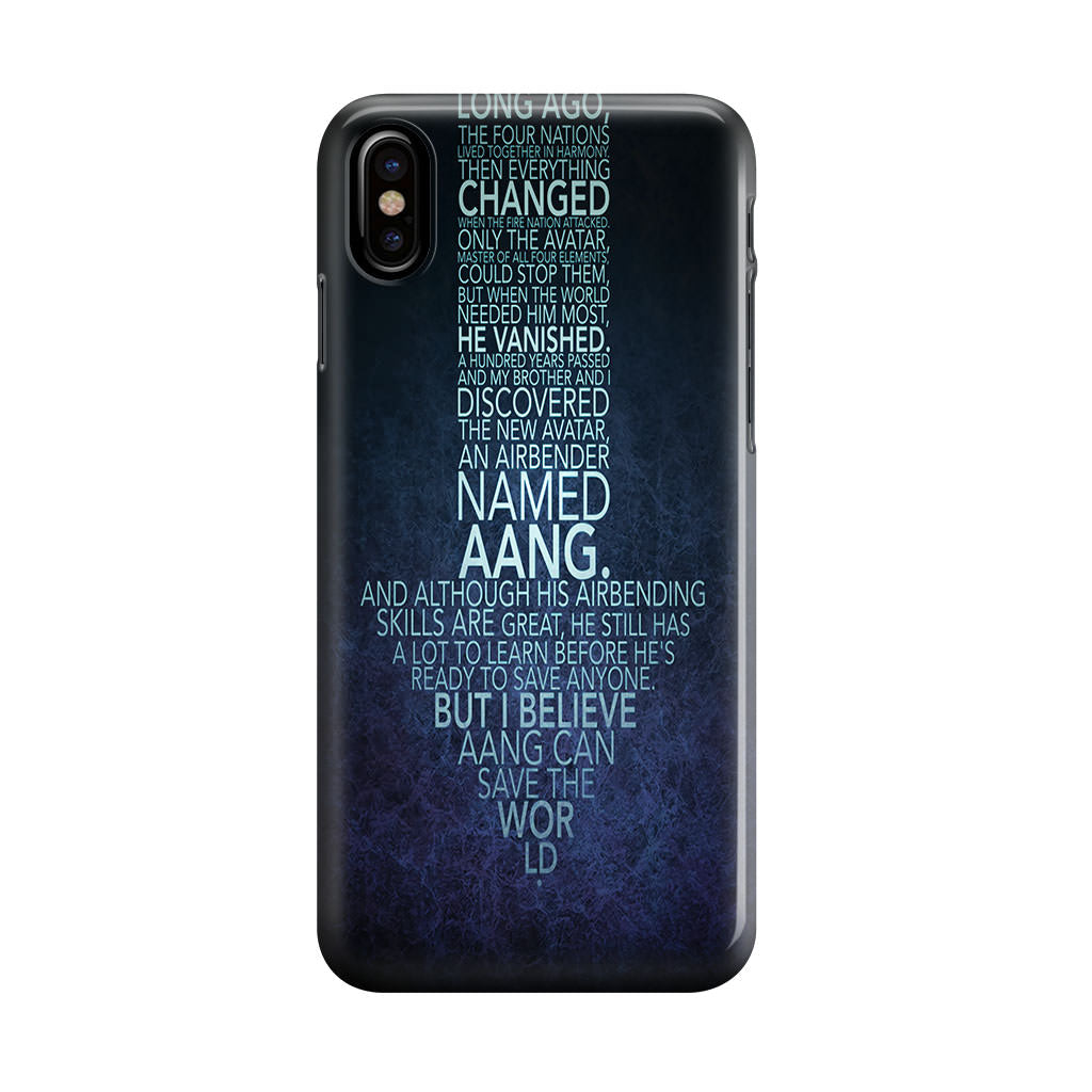 Avatar Quotes iPhone X / XS / XS Max Case