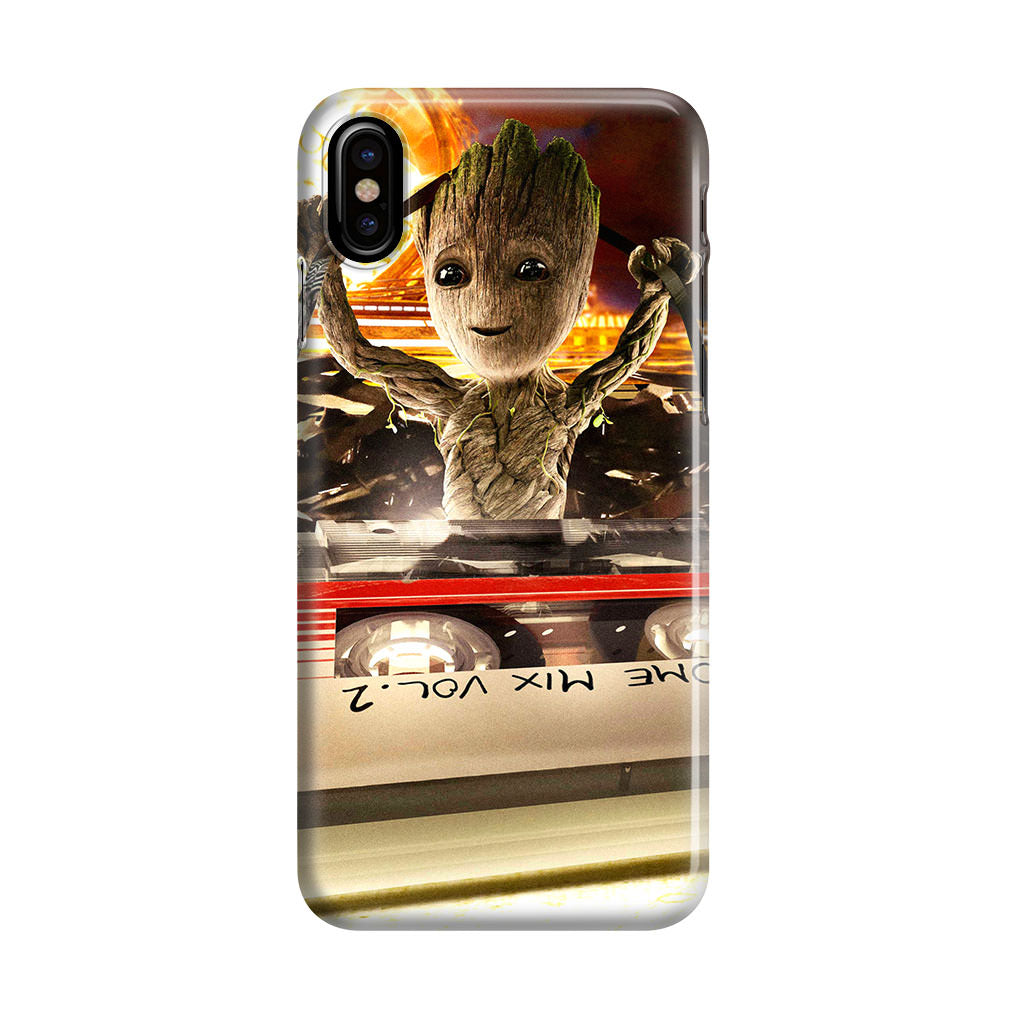 Baby Groot Mix Vol 2 iPhone X / XS / XS Max Case