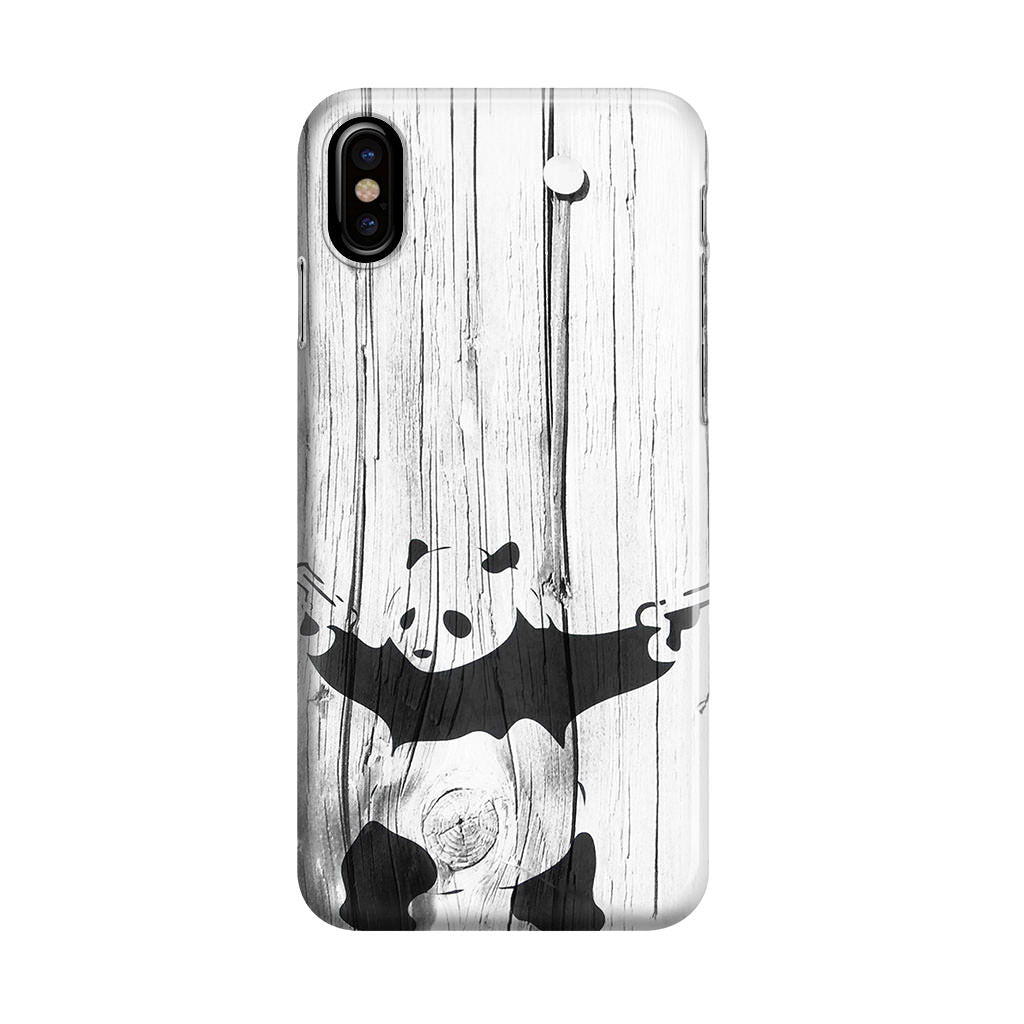 Banksy Graffiti Panda iPhone X / XS / XS Max Case