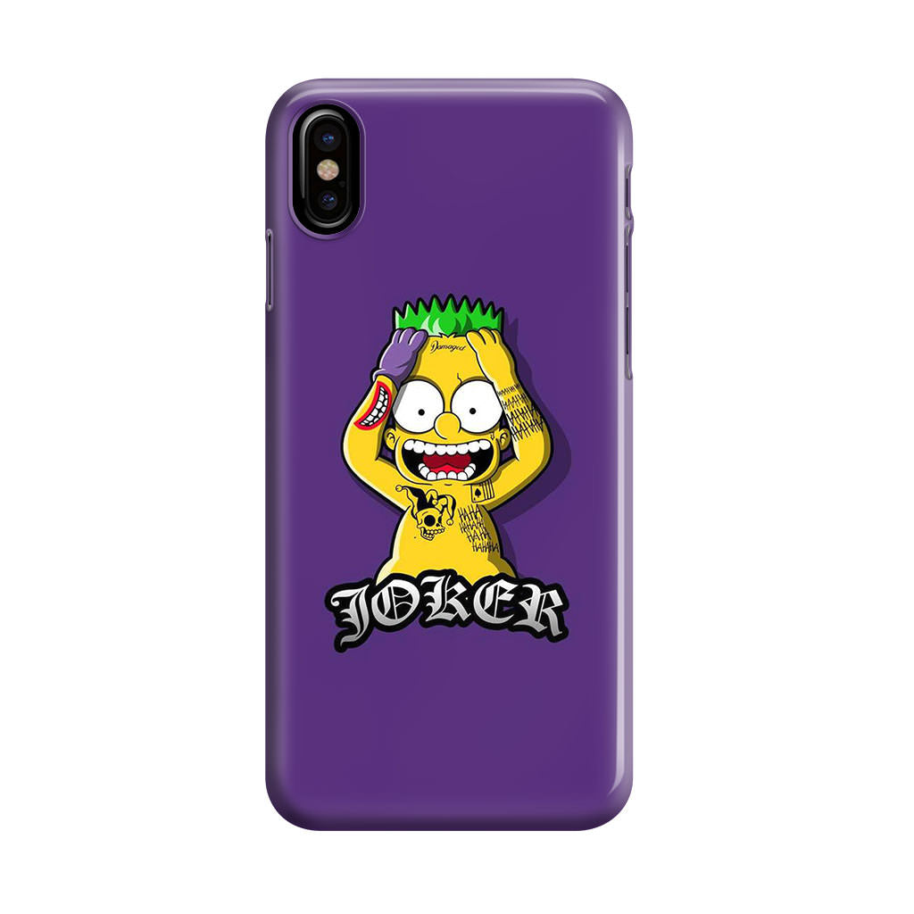 Bart Joker iPhone X / XS / XS Max Case