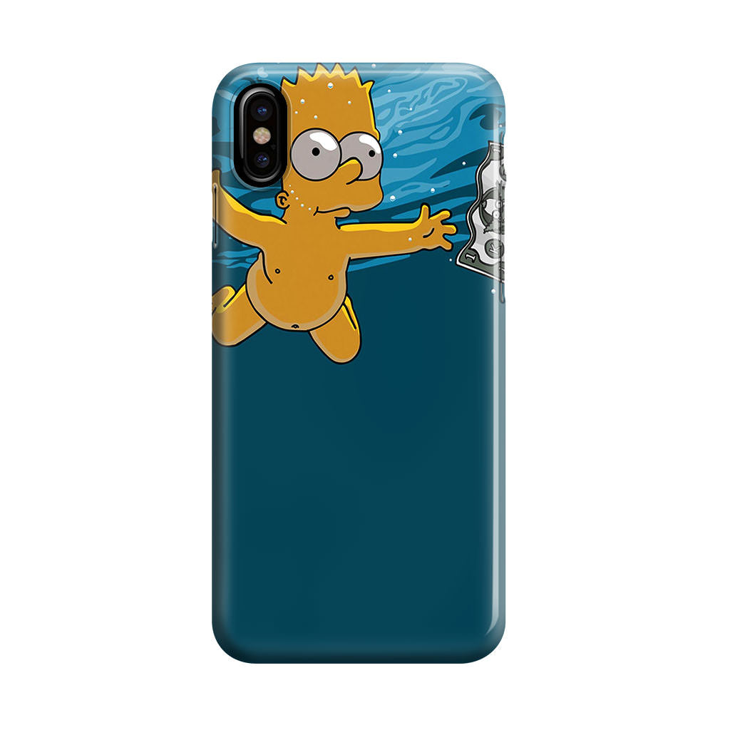 Bart Swimming For Money iPhone X / XS / XS Max Case