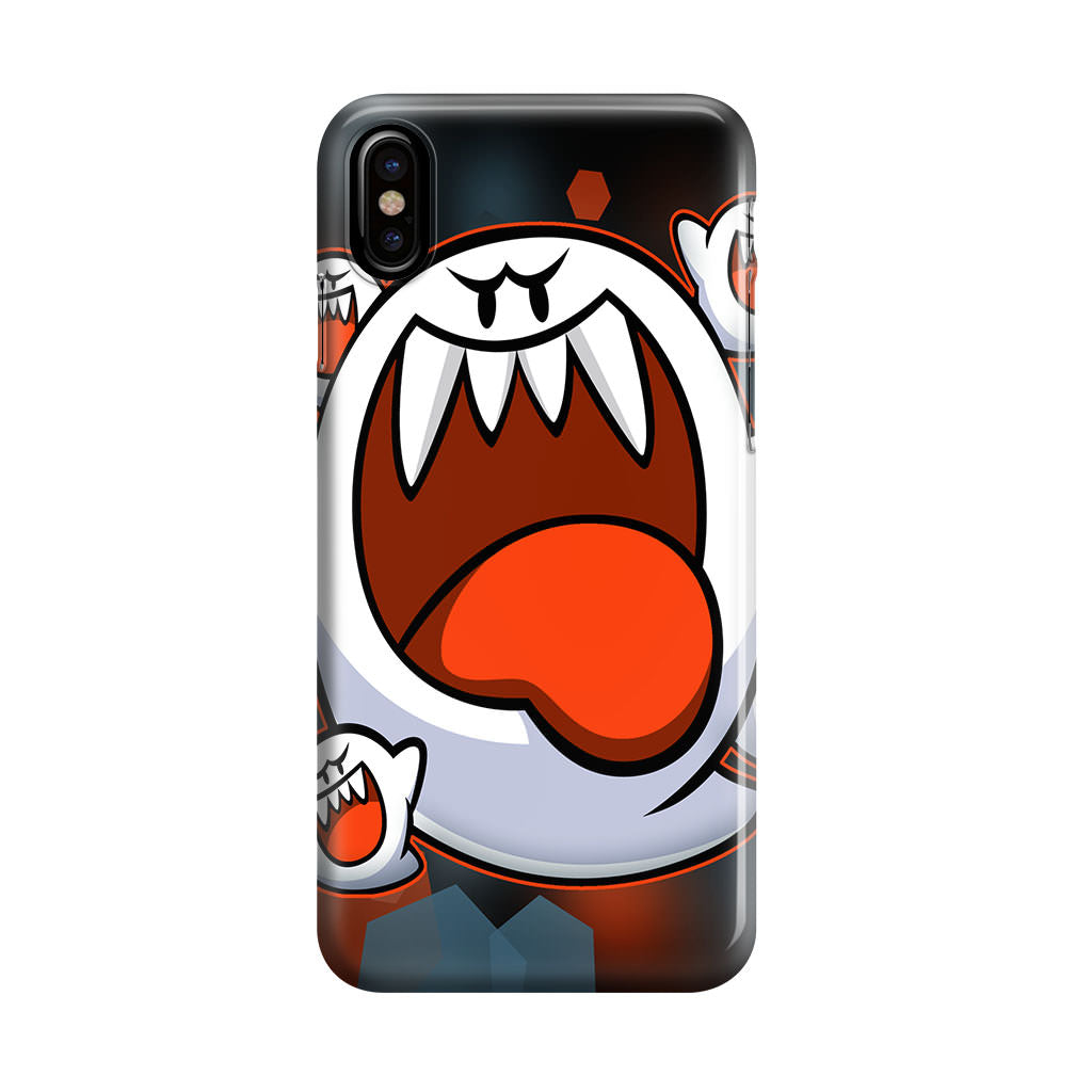 Boo Ghost Cartoon  iPhone X / XS / XS Max Case