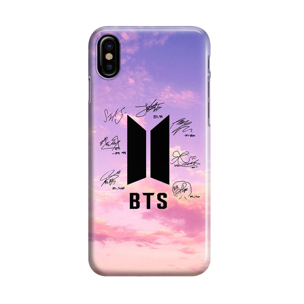 BTS Signature 2 iPhone X / XS / XS Max Case