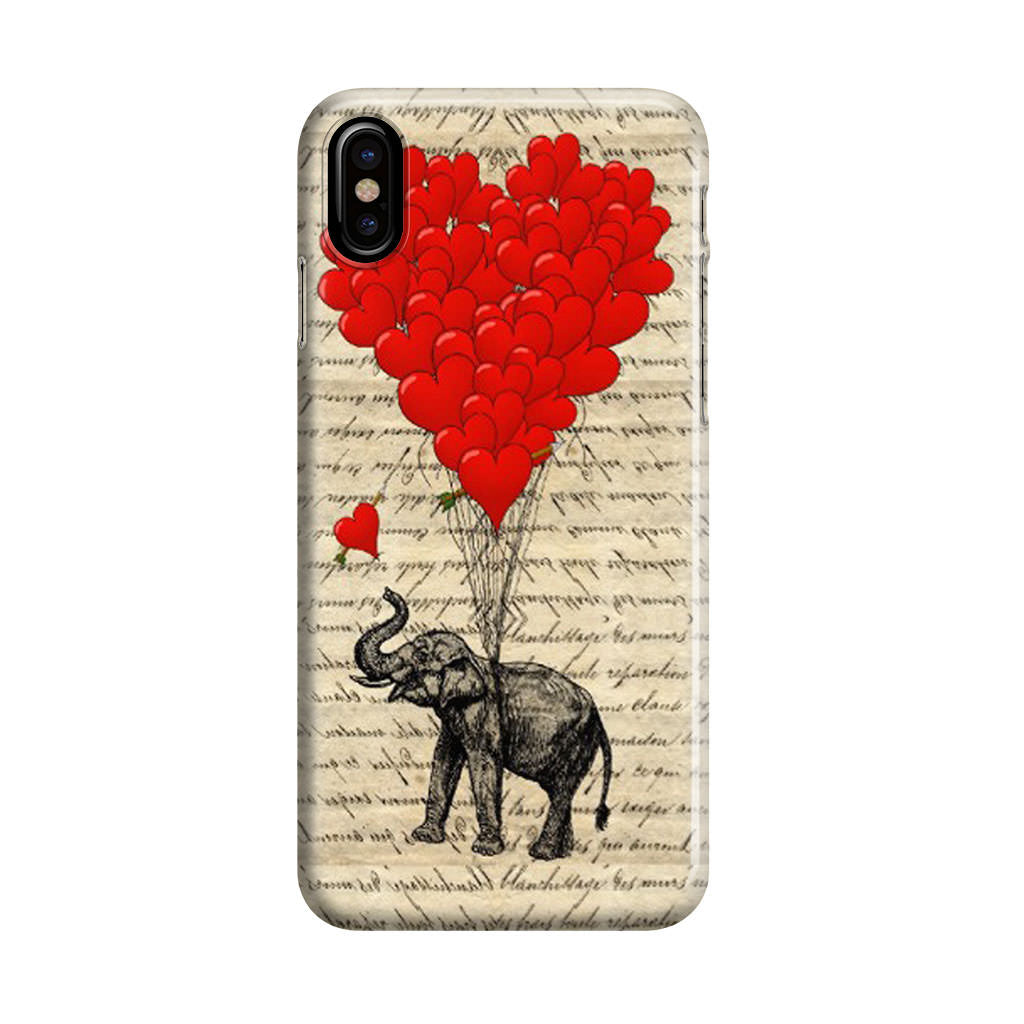 Elephant And Heart iPhone X / XS / XS Max Case