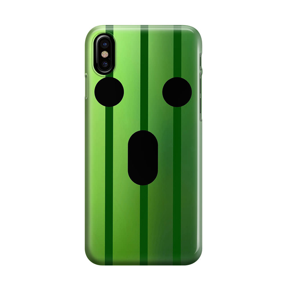 Funny Cactuar Face iPhone X / XS / XS Max Case