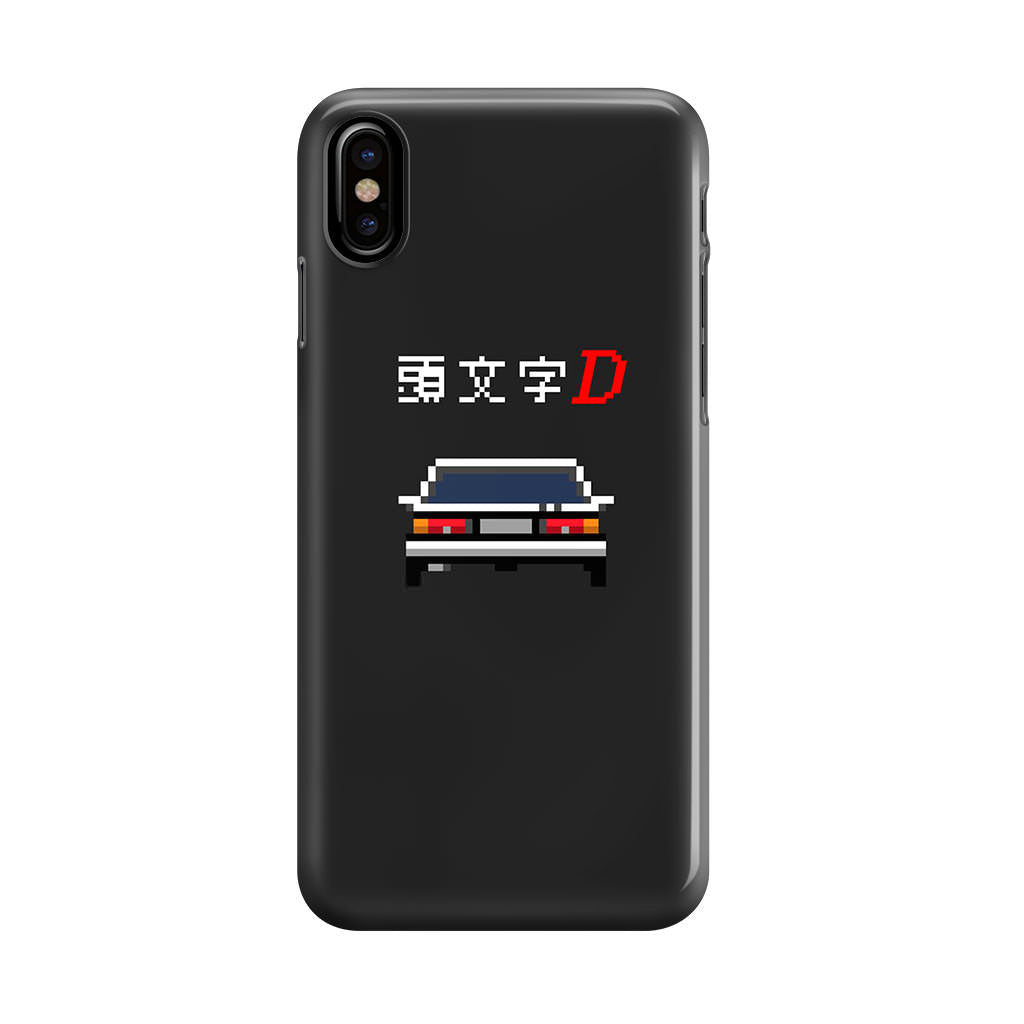 Initial D Pixel Art iPhone X / XS / XS Max Case