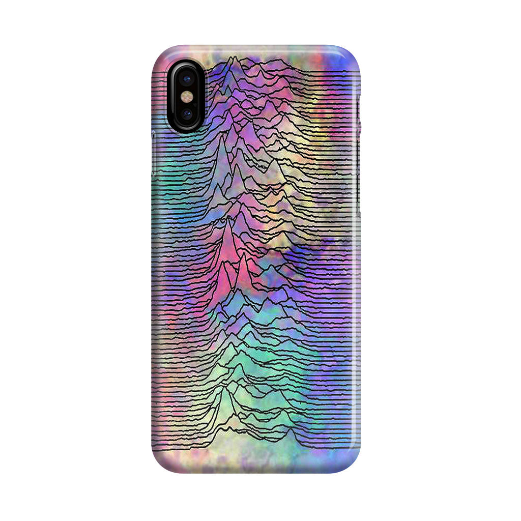 Joy Division Unknown Pleasures Colorful iPhone X / XS / XS Max Case