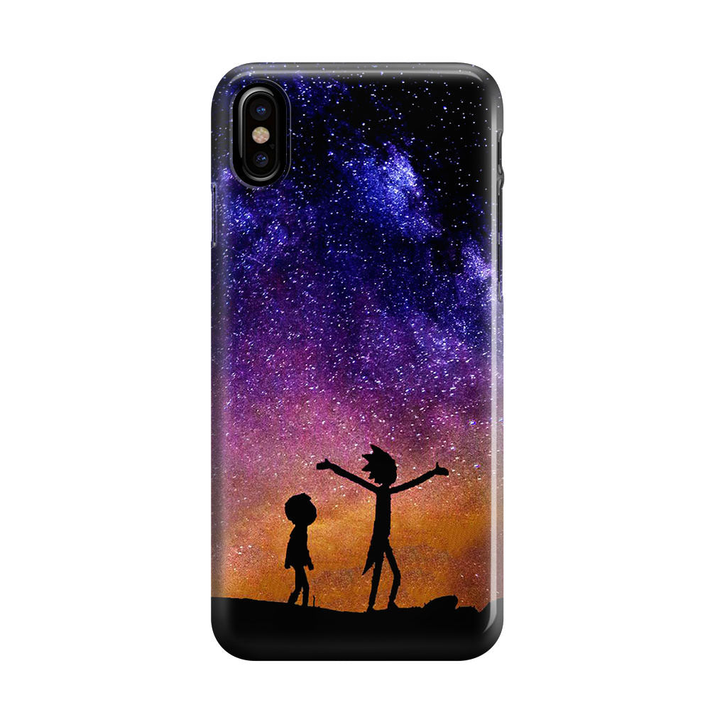 Rick And Morty Space Nebula iPhone X / XS / XS Max Case