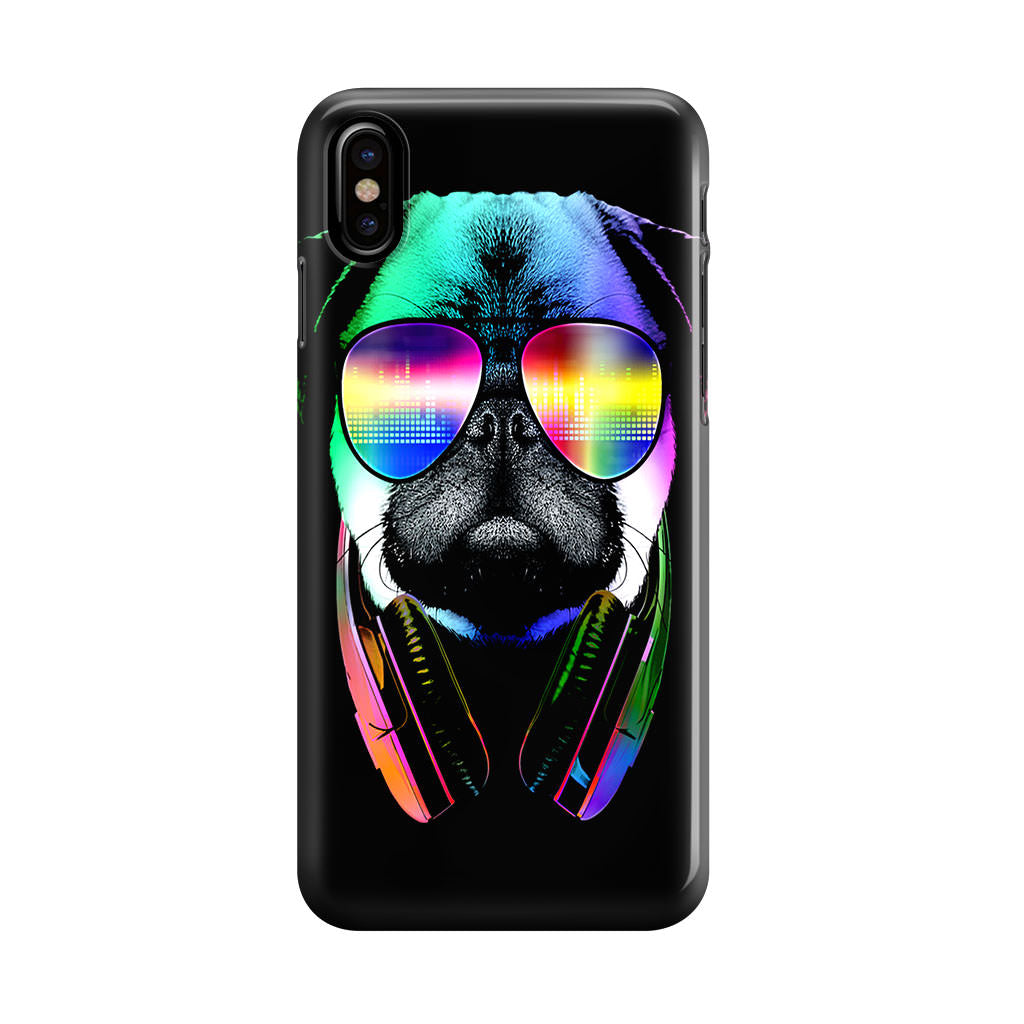 Music Lover Pug V iPhone X / XS / XS Max Case