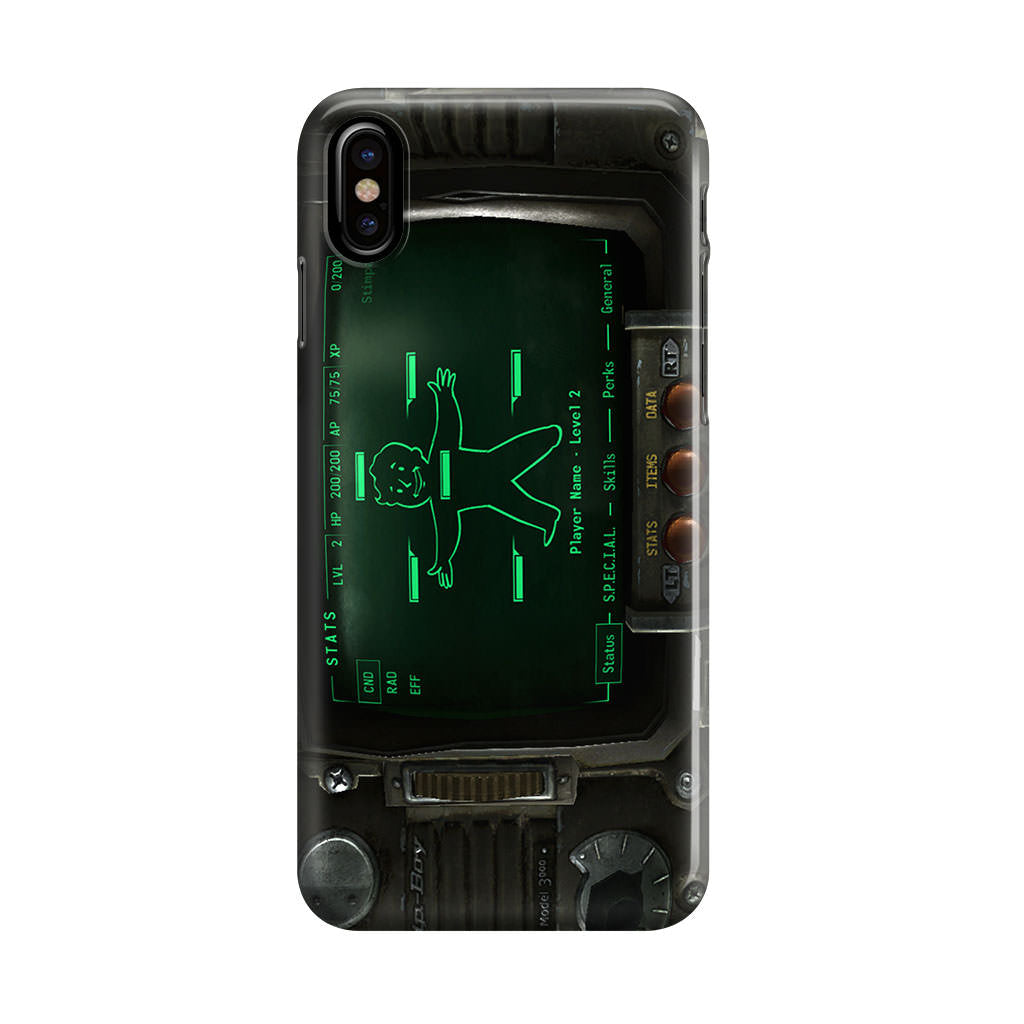 Pip-boy 3000 iPhone X / XS / XS Max Case