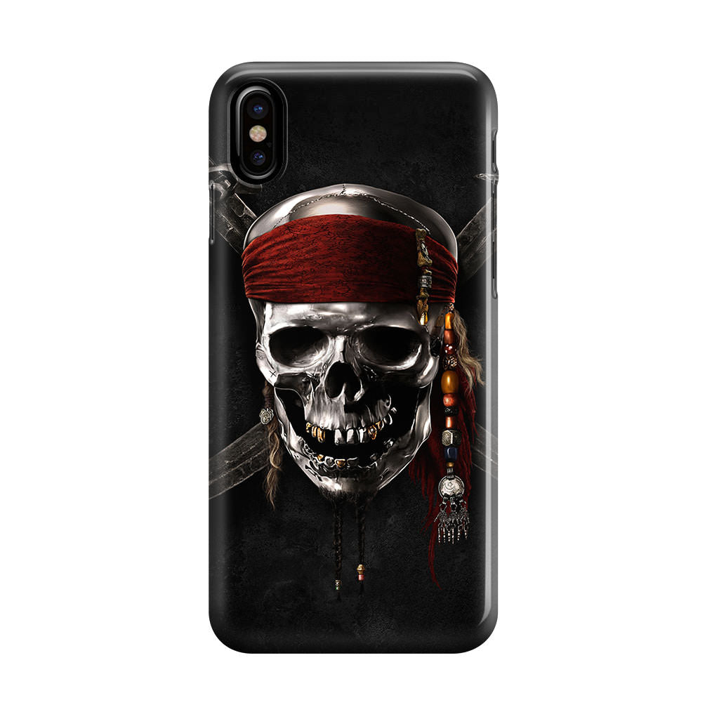 Pirates Of Carribean Skull iPhone X / XS / XS Max Case