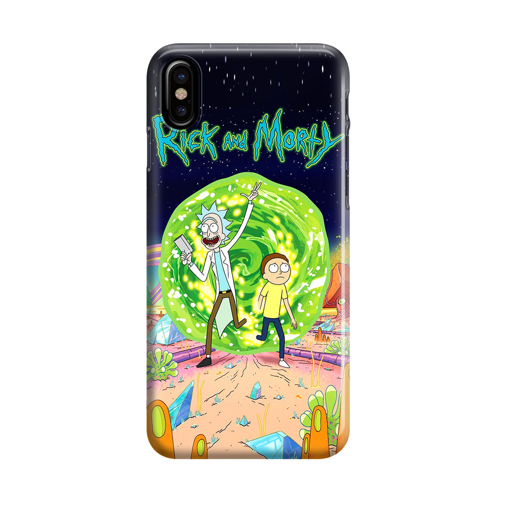 Rick And Morty Portal Gun iPhone X / XS / XS Max Case