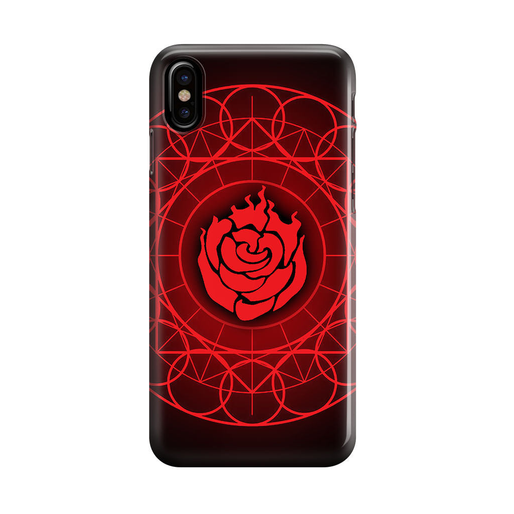 Ruby Rose Symbol RWBY iPhone X / XS / XS Max Case