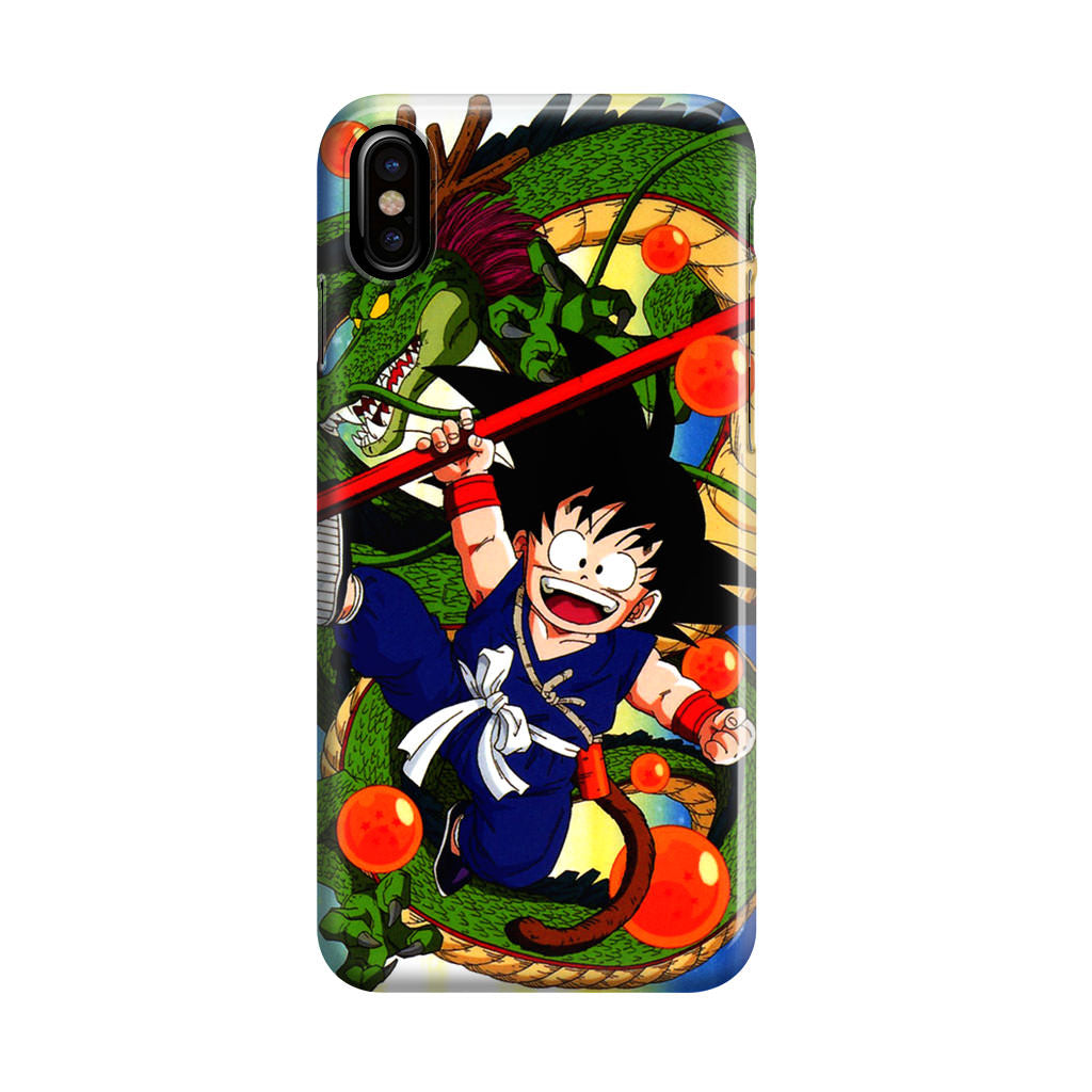 Shenlong And Little Goku Dragon Ball iPhone X / XS / XS Max Case