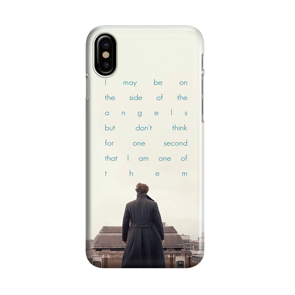 Sherlock Holmes Quote iPhone X / XS / XS Max Case