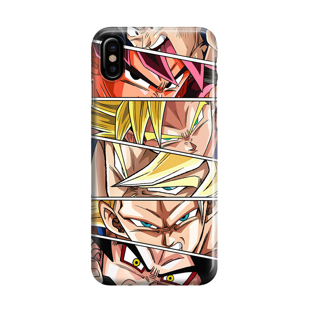 Son Goku Forms iPhone X / XS / XS Max Case