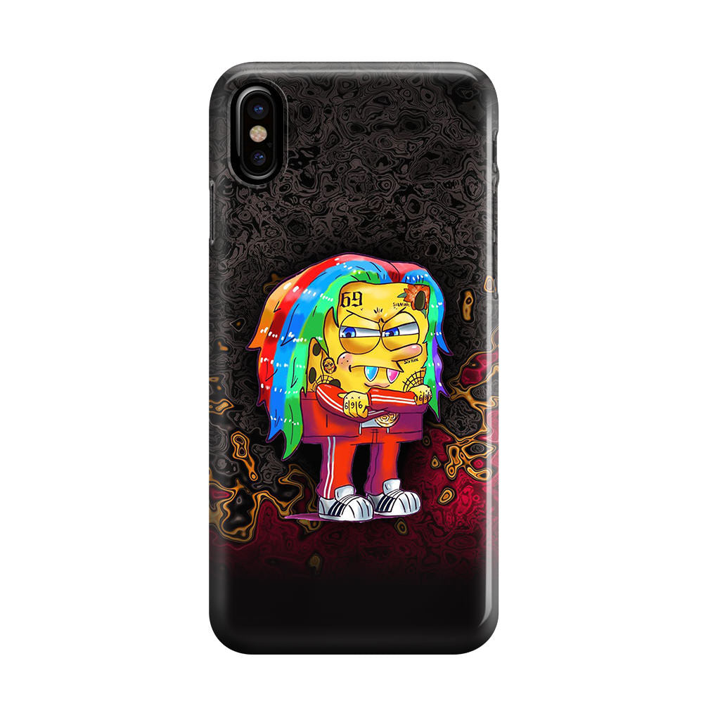 Sponge Hypebeast 69 Mode iPhone X / XS / XS Max Case