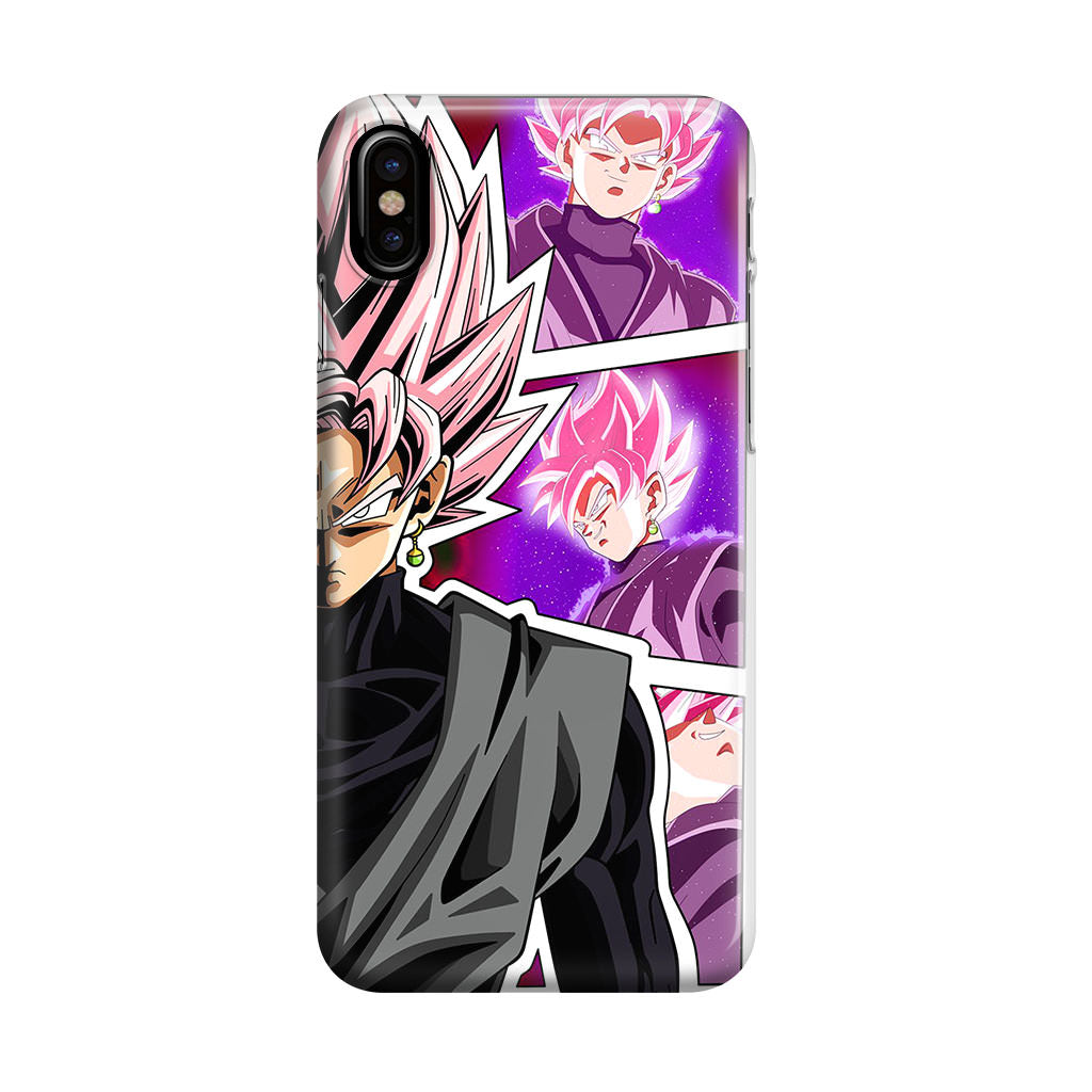 Super Goku Black Rose Collage iPhone X / XS / XS Max Case