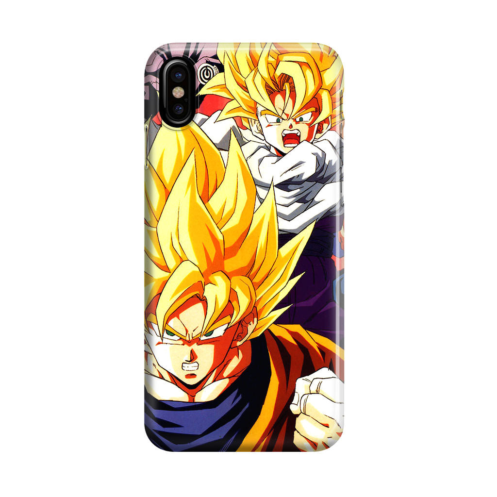 Super Saiyan Goku And Gohan iPhone X / XS / XS Max Case