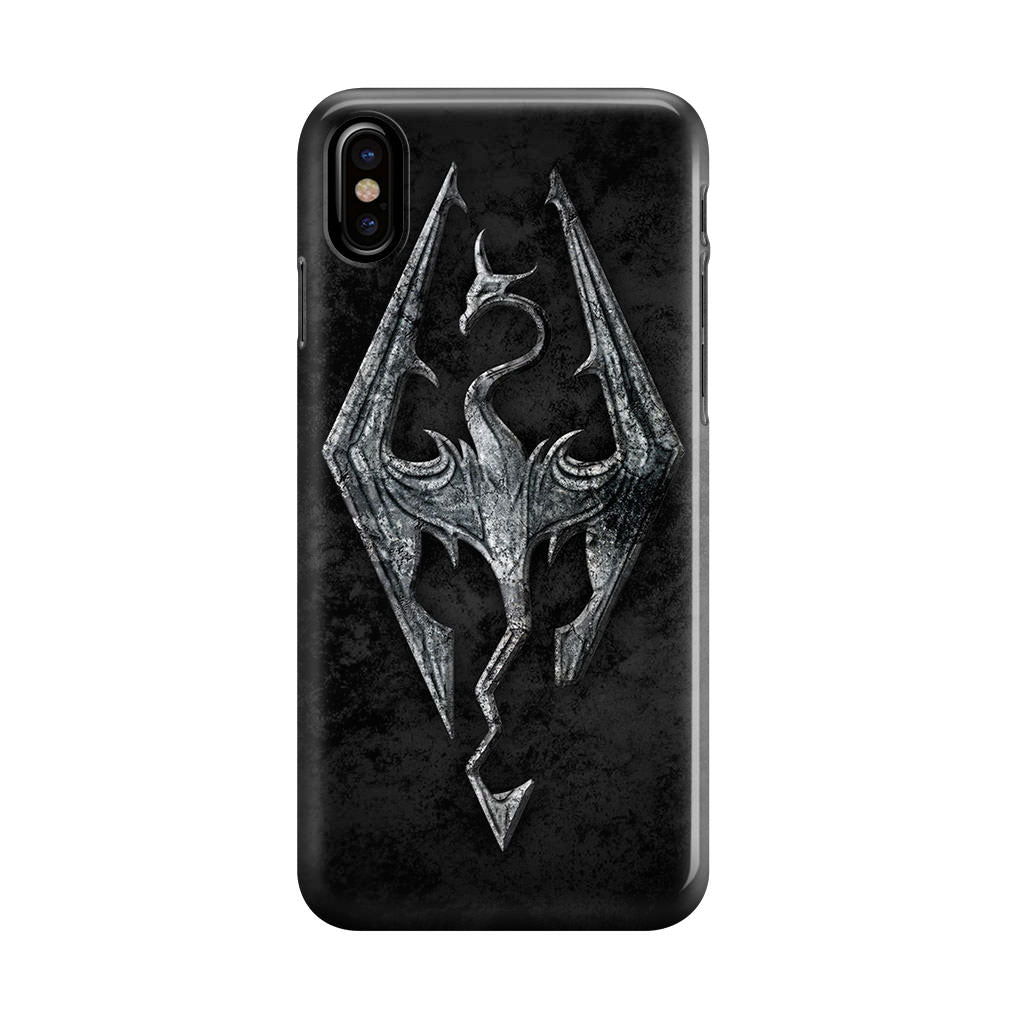 The Elder Scrolls V Skyrim Logo iPhone X / XS / XS Max Case