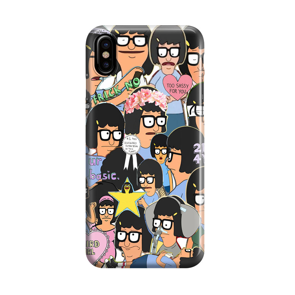 Tina Belcher Collage iPhone X / XS / XS Max Case