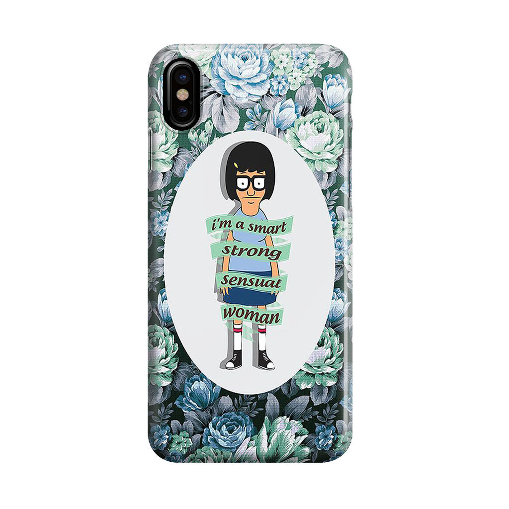 Tina Belcher Flower Woman Quotes iPhone X / XS / XS Max Case