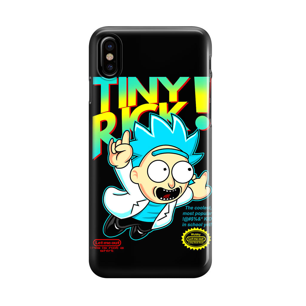 Tiny Rick Let Me Out iPhone X / XS / XS Max Case