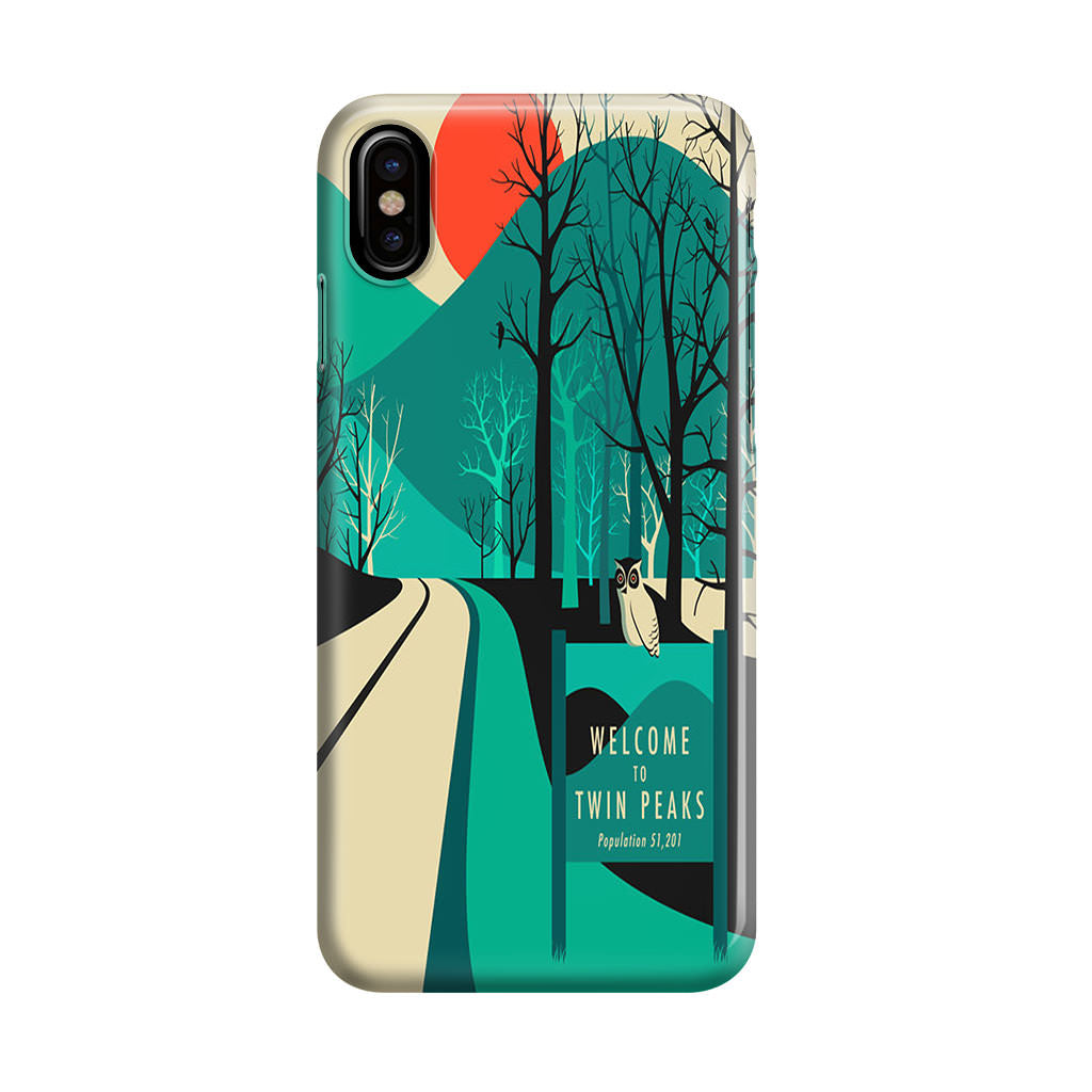 Welcome To Twin Peaks iPhone X / XS / XS Max Case