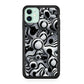 Abstract Art Black White iPhone 12 Case