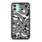 Abstract Black and White Background iPhone 12 Case