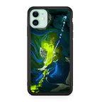 Abstract Green Blue Art iPhone 12 mini Case